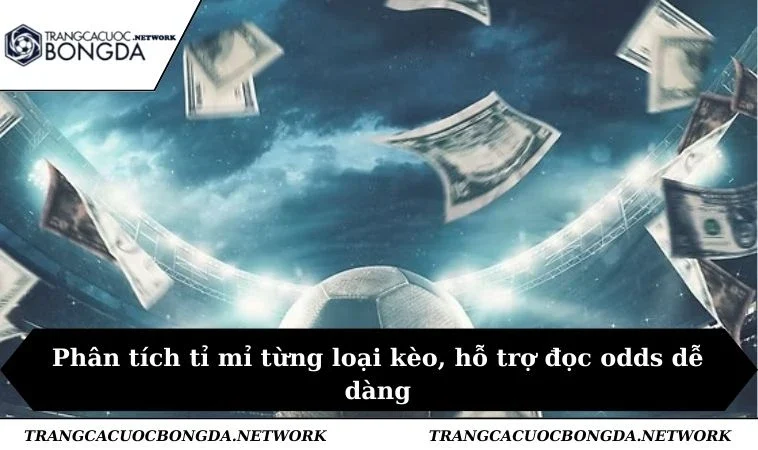 Phân tích tỉ mỉ từng loại kèo, hỗ trợ đọc odds dễ dàng