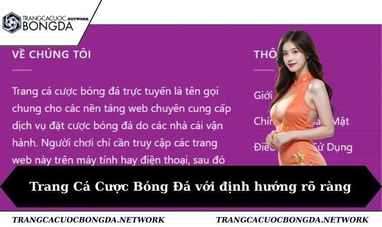 Trang Cá Cược Bóng Đá với định hướng rõ ràng